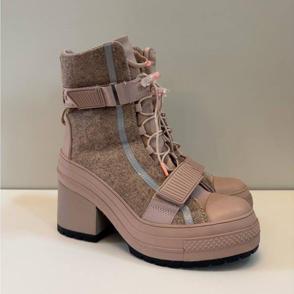 Converse Women's Black Ice Chuck Taylor All Star GR82 Chunky Platform Boots - Picture 3 of 6